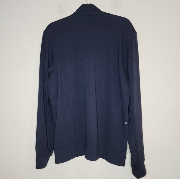 Mack Weldon Navy Blue Atlas Full-Zip Jacket Men's Size Large - Picture 4 of 16